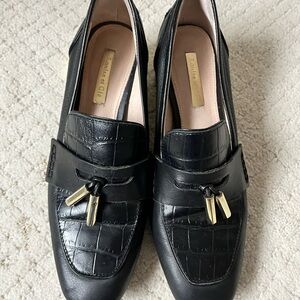 Louise et Cie Loafers Patent Leather Tassels Dark Academia Preppy Womens 6